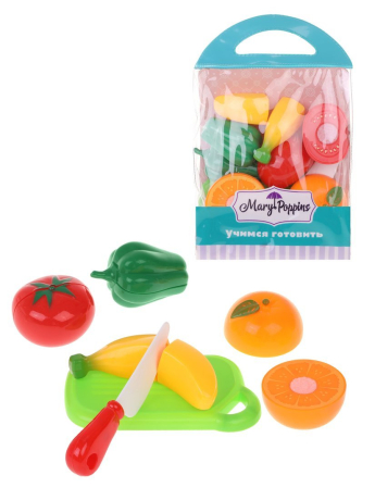 Набор для резки овощи и фрукты 4 шт в ас-те.