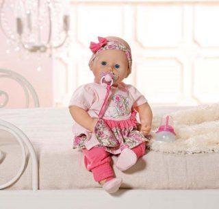 Кукла Baby Annabell с мимикой нарядная 2014, 46 см, кор.